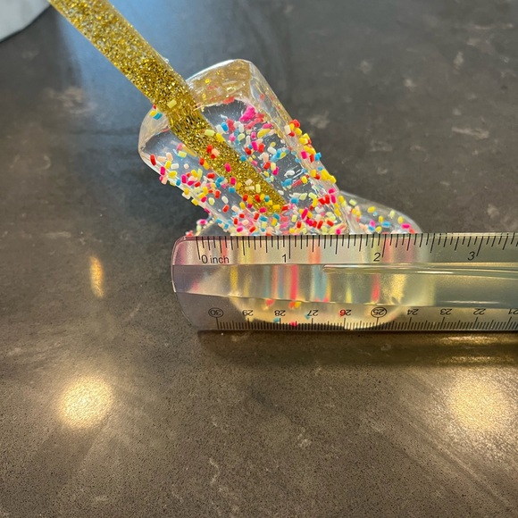 Popsicle with Sprinkles-Transparent-Art/Decor-New with Box - Picture 3 of 4